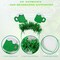 8Pcs St. Patrick's Day Headbands, Green Shamrock Clover Hats Headband Boppers, Saint Patricks Day Irish Headwear Costume Accessories Top Hat Head Band Bopper Party Favors for Women Men Kids